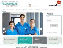 Tablet Screenshot of emergenciasenfermeria.com